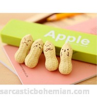 Eraser 4pcs Set New Cute Kawaii Peanut Rubber Eraser Lovely Cartoon Korean Stationery for kids Children School Supplies